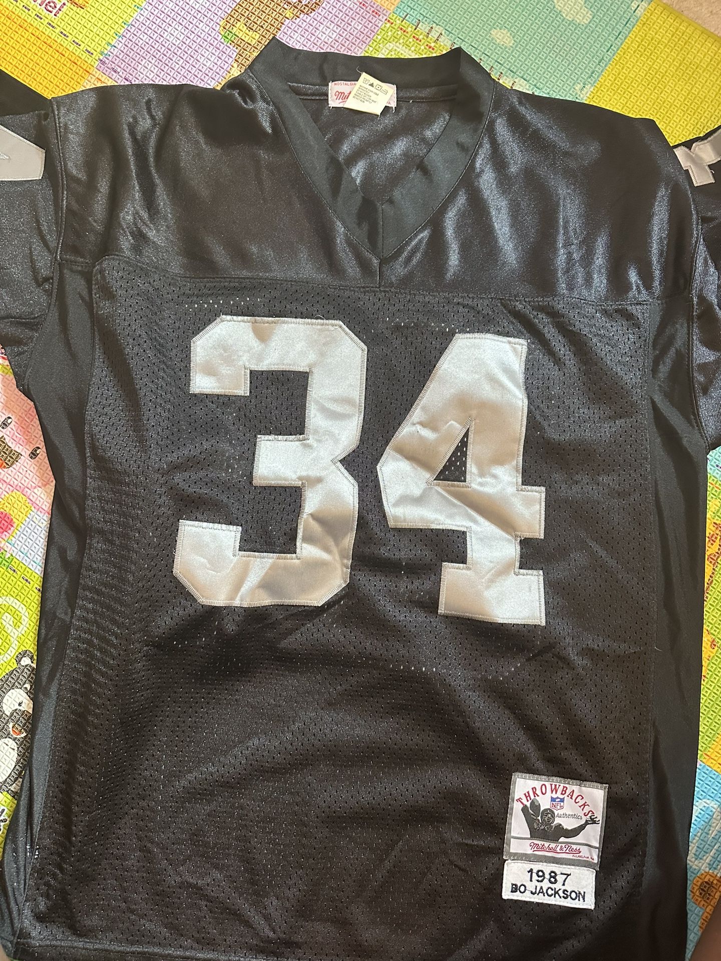 Michell & Ness Bo Jackson Oakland Raiders Vintage Throwback Jersey