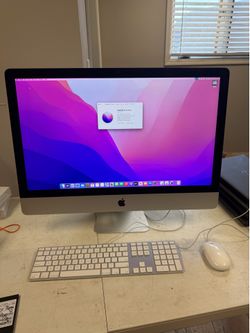 Apple 27” 2017 5K iMac 3.5ghz Quad Core i5 32gb RAM 1TB HDD macOS Mojave