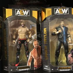 Aew Wrestling Figures Lance Archer & Chuck Taylor