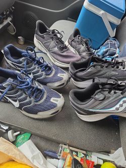 Nike new balance and saucony shoes