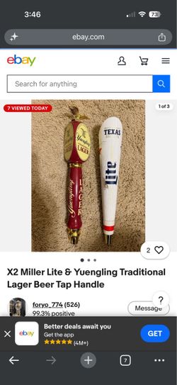 Used beer tap handles