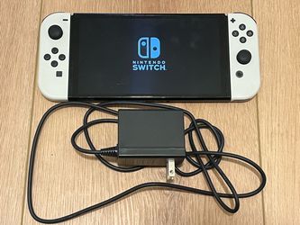 Nintendo Switch OLED - White with Case