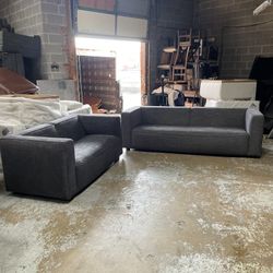 Couch and Loveseat Fabric Set