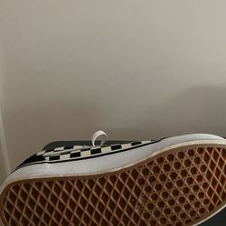 Vans Blank And White Checkers