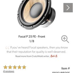 Focal 10” Flax Series