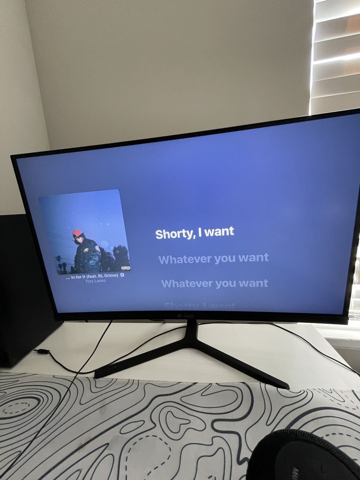 Crua Gaming Monitor 180hz
