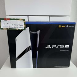 Sony Playstation 5 Pro Gaming Console  - $1 To Take it Home same Day and Pay the Rest later!