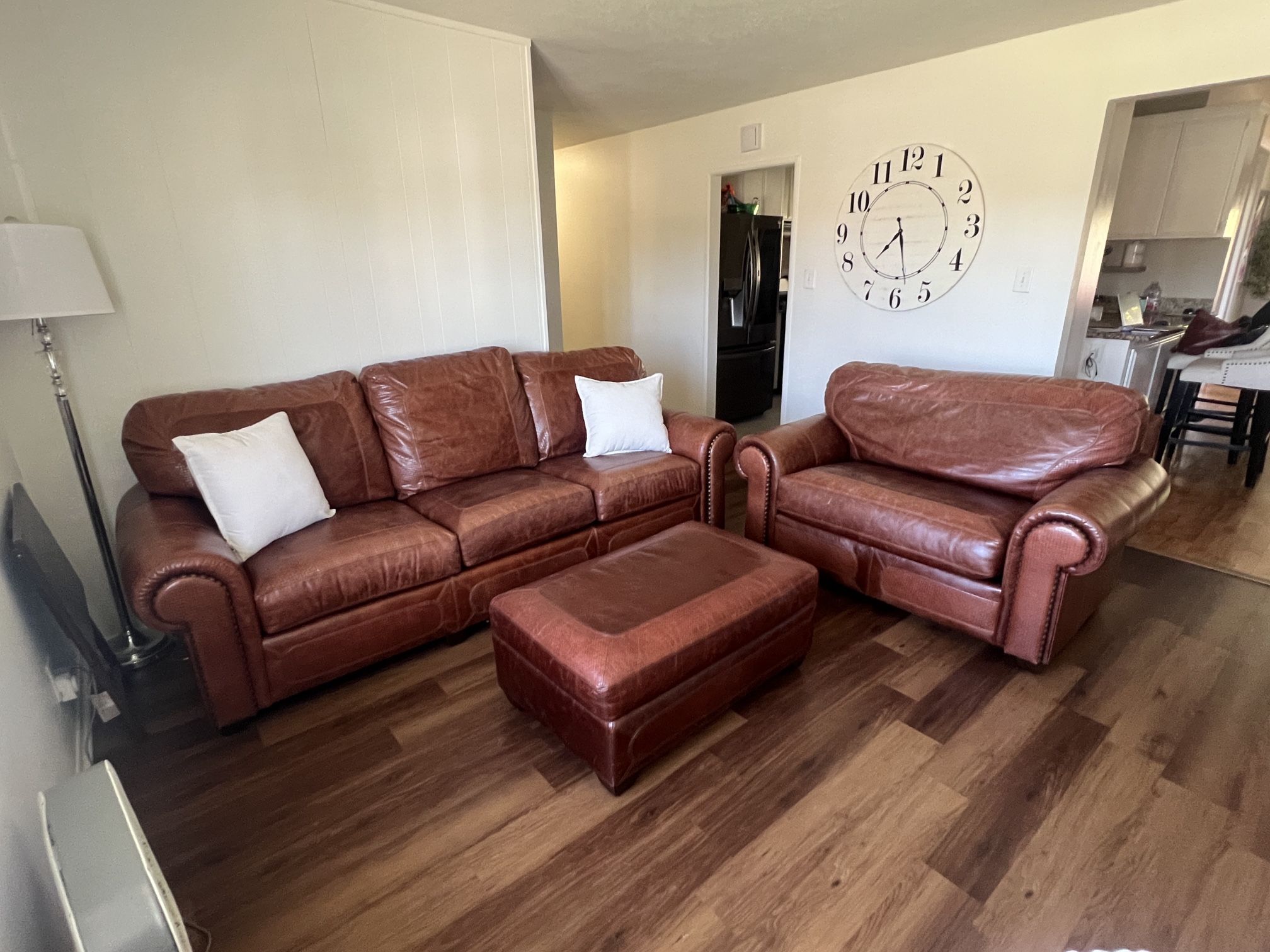Leather Couch Set