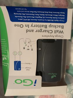 New IGO Wall charger and a backup Battery in One