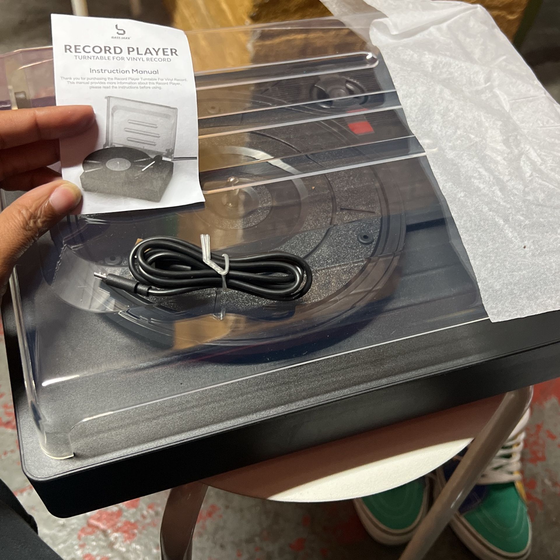 Plug In Vinyl Record Player 