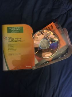 Microsoft office home and student 2007