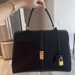 Celine 16 Bag In Satinated Calfskin