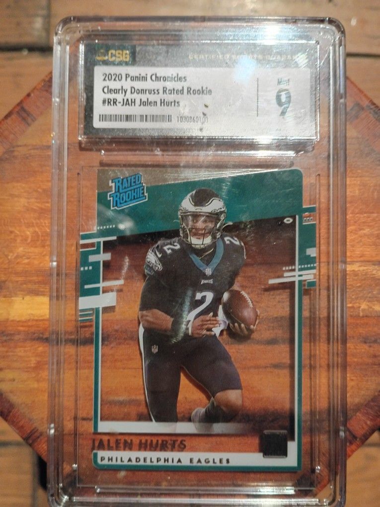 Jalen Hurts 2020 Panini Mint 9 rookie card