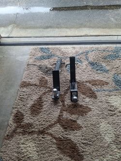 Hitch  extension  2 inch ball  like new