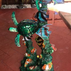 Coral marino tamaño natural hecho por el artista 👩‍🎨 Aeueran es una fuente
