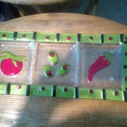 Fused Glass In Mexican Motif