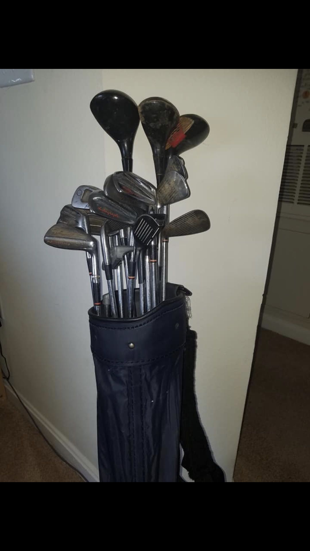Golf clubs / 19 pieces +bag. All for $30