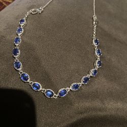 Kyanite Necklace 18” - Interchangeable into Bracelet - new 