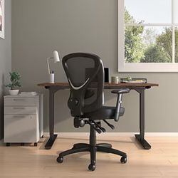  Ergonomic Fabric Swivel Computer and Desk Chair, Black (24115-CC)