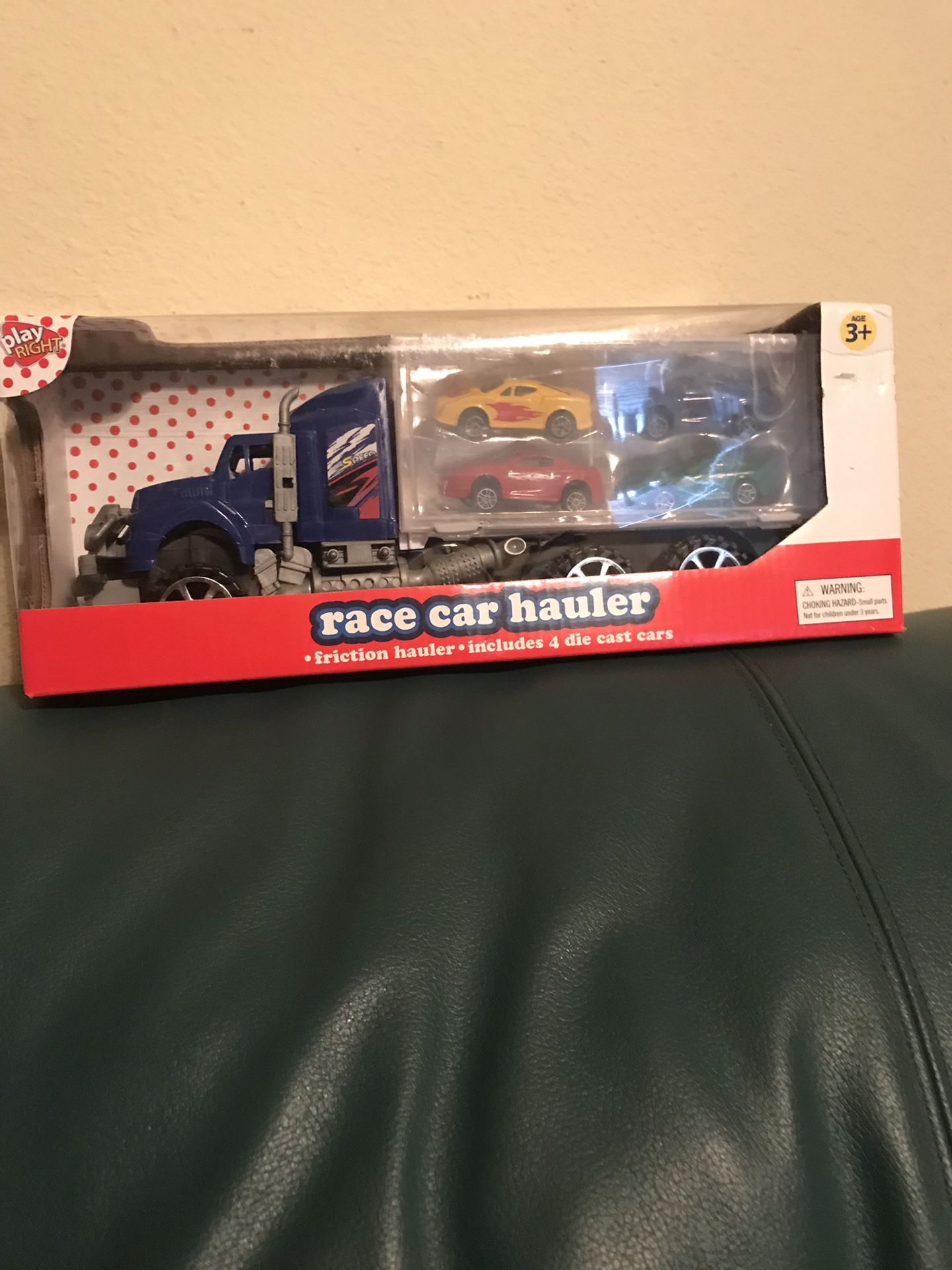Brand new race car hauler set