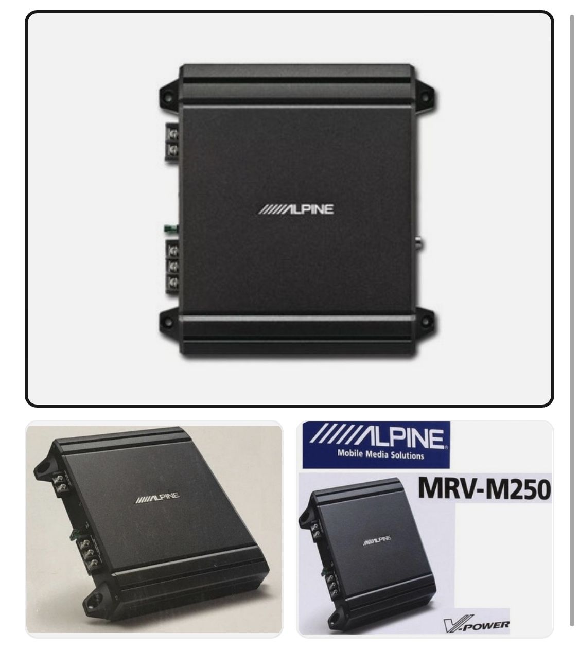 Alpine Amplifier 