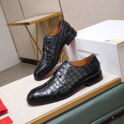 Christian Louboutin Men’s Leather Shoes With Box 2026 New 