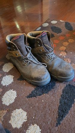 Size 13 mens wolverine steel toe work boots