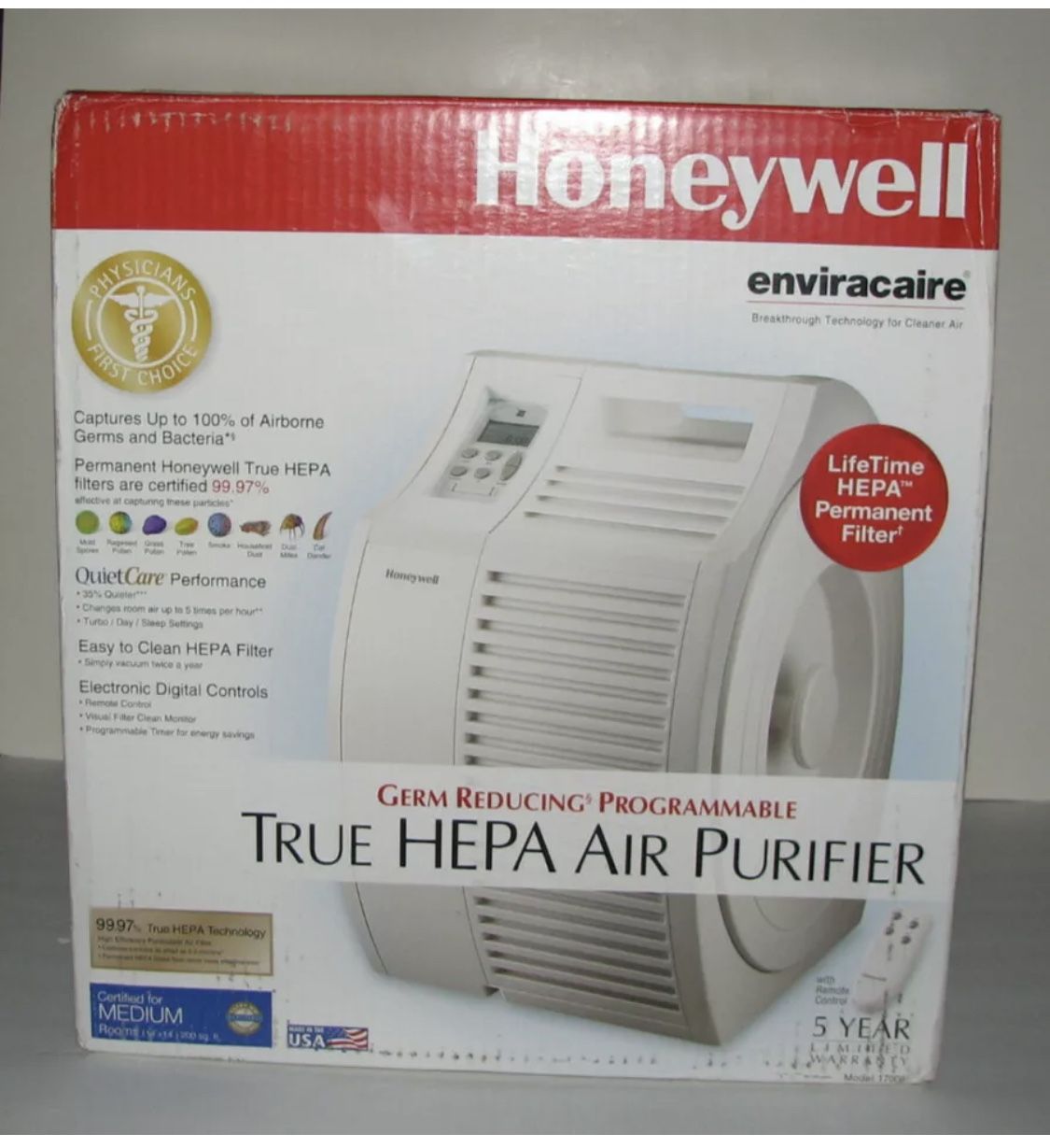  Hepa Air Filter . Kaz Model 1700. 