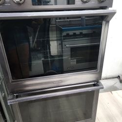 Double Oven Samsung Black Stainless 30-Inch 