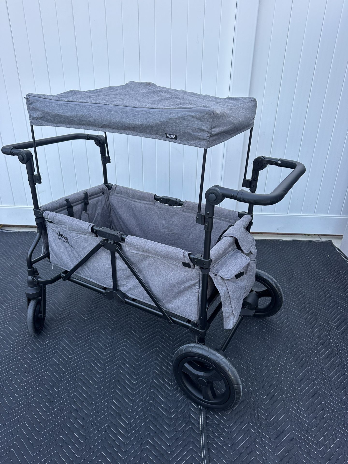 Used Grey Jeep Stroller Wagon