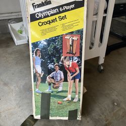 Croquet Wooden Lawn Game