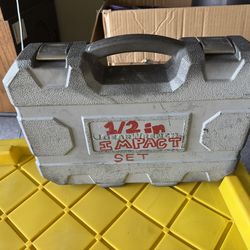1/2" Impact Gun And Heavy Duty  Sockets