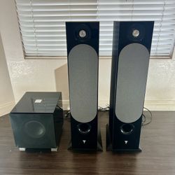 Focal Chora And Rel Subwoofer / Tower Speakers/Floor Standing Speakers/Audiophile
