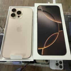 Unlocked iPhone 16 Pro Max 256GB. We Also Offer Financing For $54 Down.   Pick Up @EM Wireless Pawtucket 