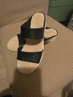 Kensie Double Strap Slide Sandals