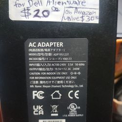 AC Adapter ADP195123T for Dell Alienware 12.3A  240W