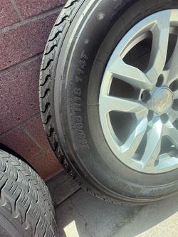 Chevy Silverado rims and tires 265/65R18