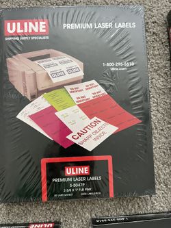 Uline laser labels