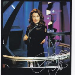 Star Trek Babylon Susan Ivanova 8x10 Claudia Christian v329 Autographed Signed 