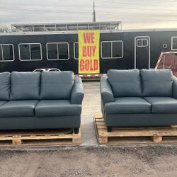 Beautiful Leather Sofa + Love Seat $699