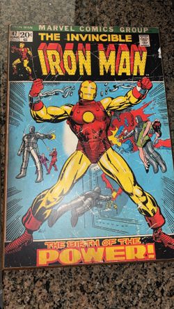 Iron Man Wood Poster