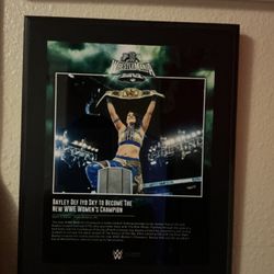 Bayley WrestleMania 40 Plaque.