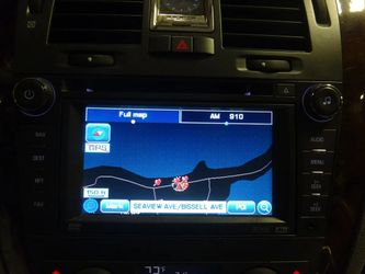06-08 Cadillac DTS SRX AM FM CD DVD GPS Navigation Radio
