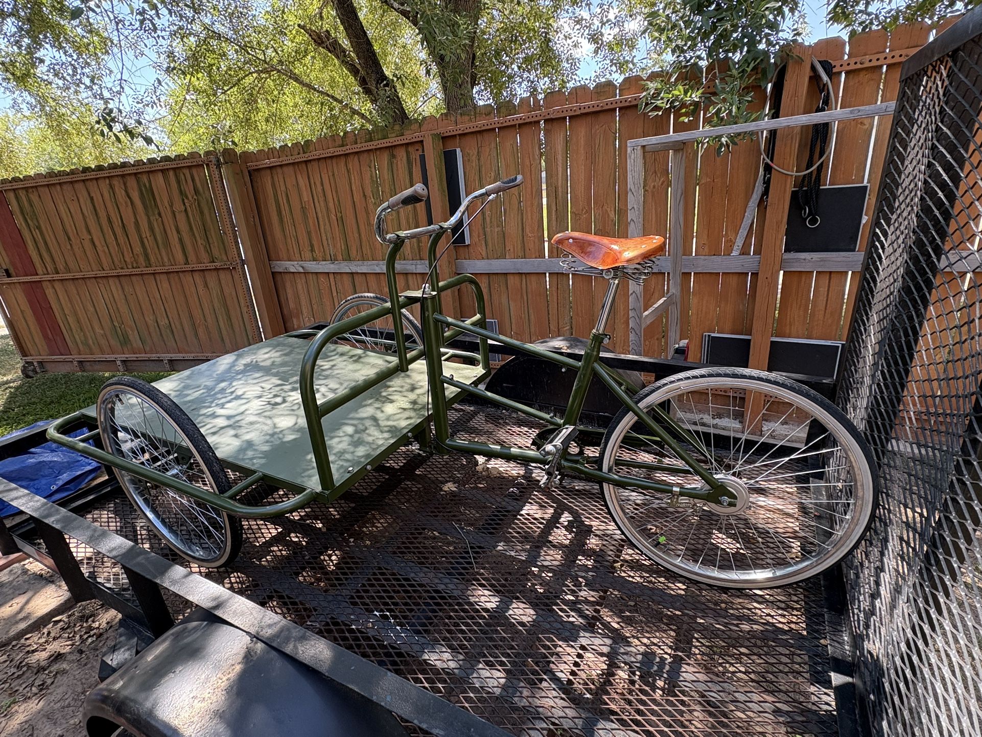 vintage three wheels bike tricycle