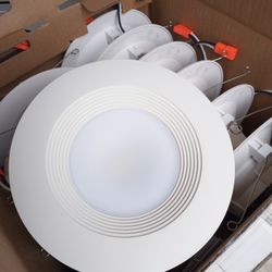 Downlights White Round Dimmable LED