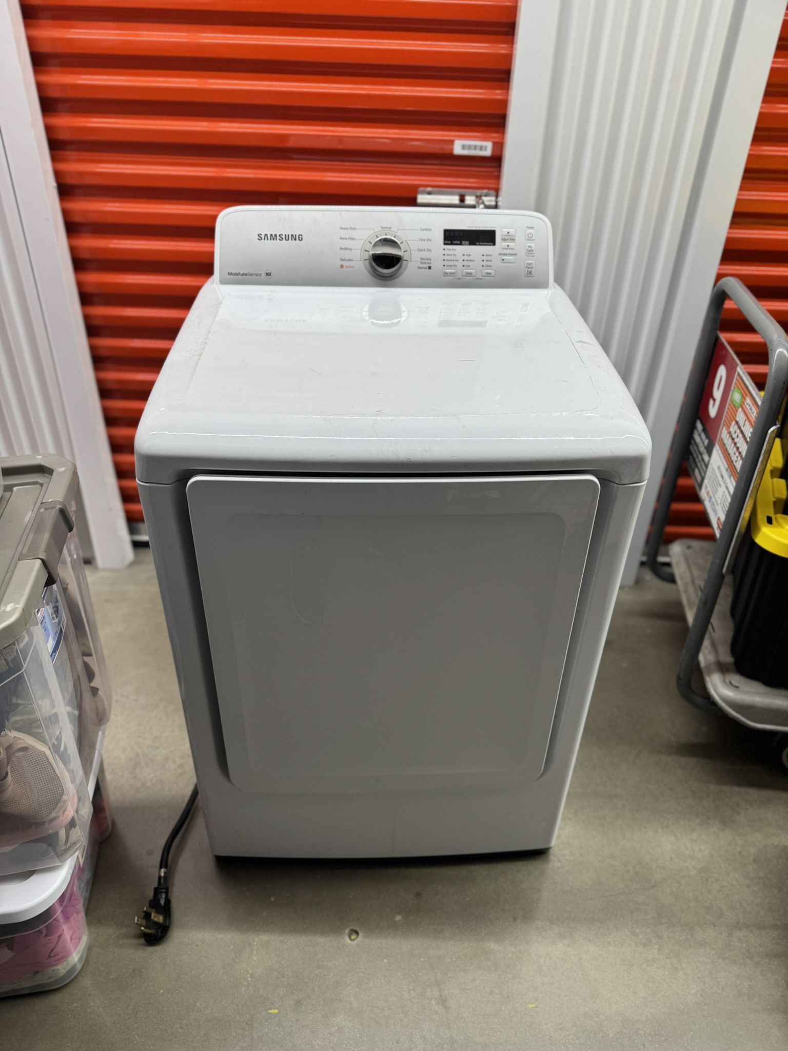 Samsung Washer & Dryer Set - Works Great! (Minor Cosmetic Damage)