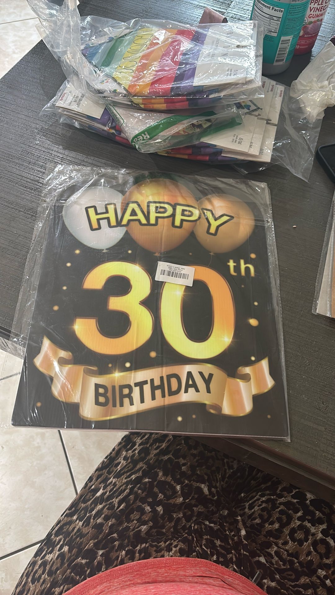 30th Birthday Sign
