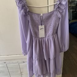 S- M Lavender Summer Dresses 