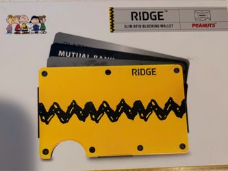 🟡 Ridge Wallet Peanuts Sunday Strip Comics Edition – Limited Edition 🟡