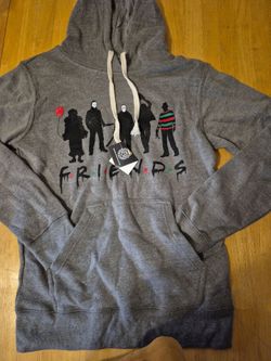 Horror Characters Friends Graphic Hoodie